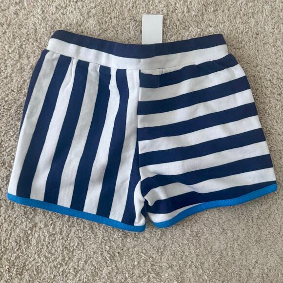 Stripe Summer Shorts Rockets of Awesome NWT Girls Sz 5 Assymetrical Dolphin Hem - Picture 3 of 7